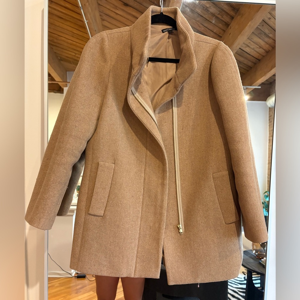 J. Crew Factory Tan Pea Coat